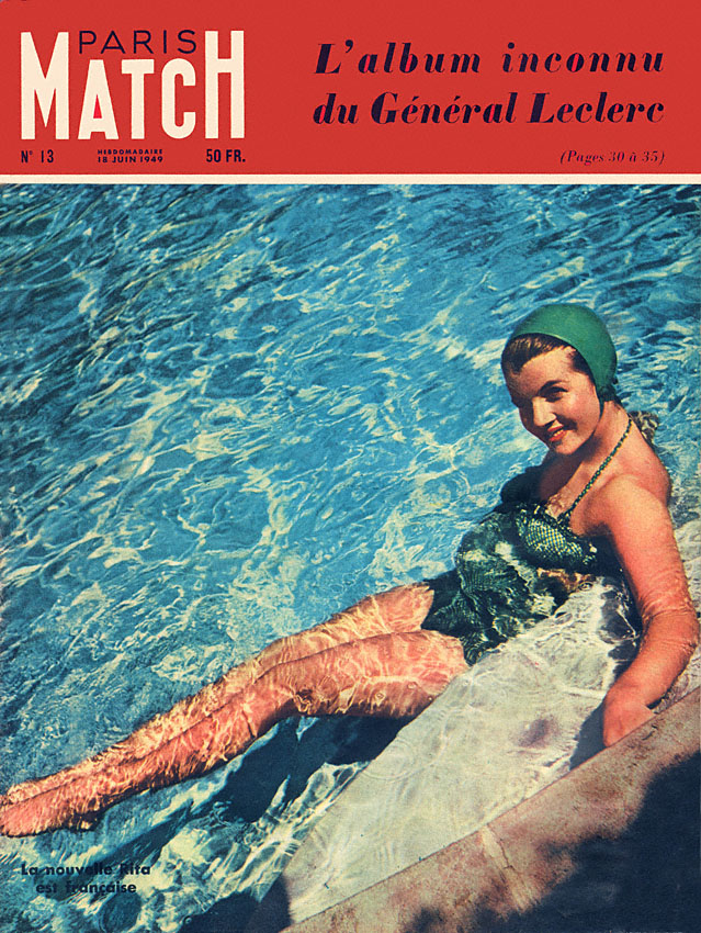 Couverture Paris match num�ro 13 de Juin 1949