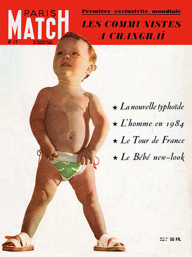 Couverture Paris match num�ro 17 de Juillet 1949
