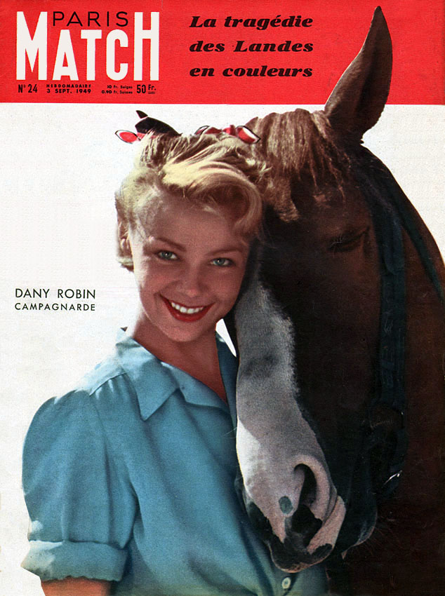 Couverture Paris match numéro 24 de Septembre 1949