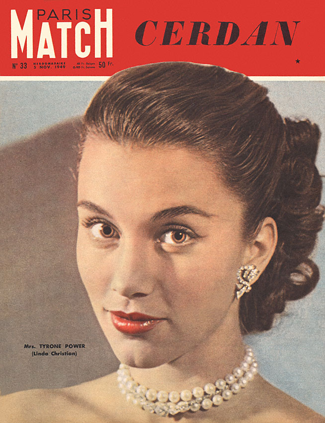 Couverture Paris match num�ro 33 de Novembre 1949