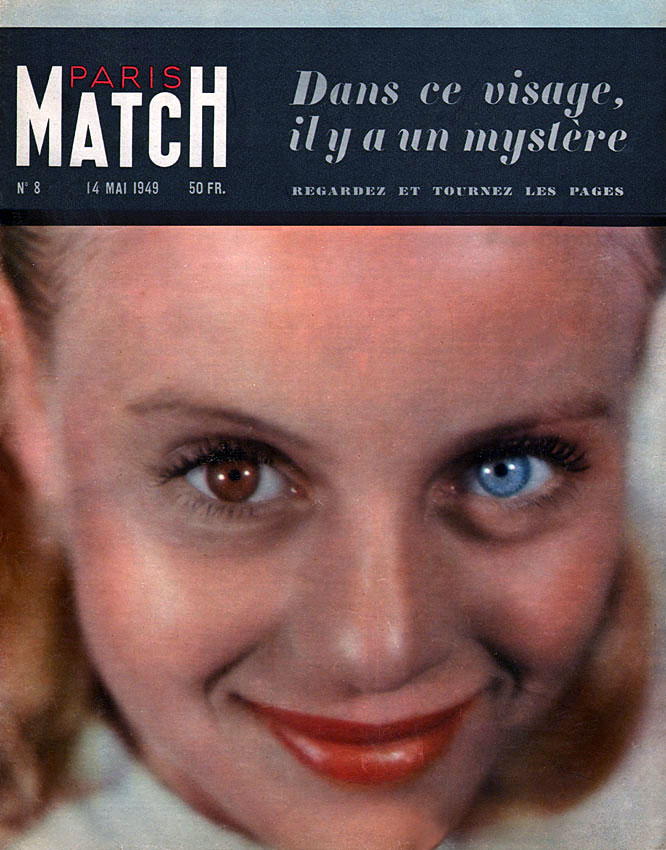 Couverture Paris match num�ro 8 de Mai 1949