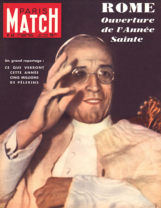 Couverture Paris match num�ro 42 de Janvier 1950