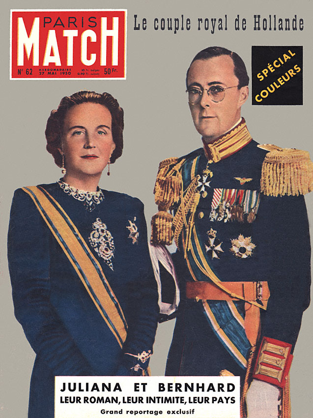 Couverture Paris match numéro 62 de Mai 1950