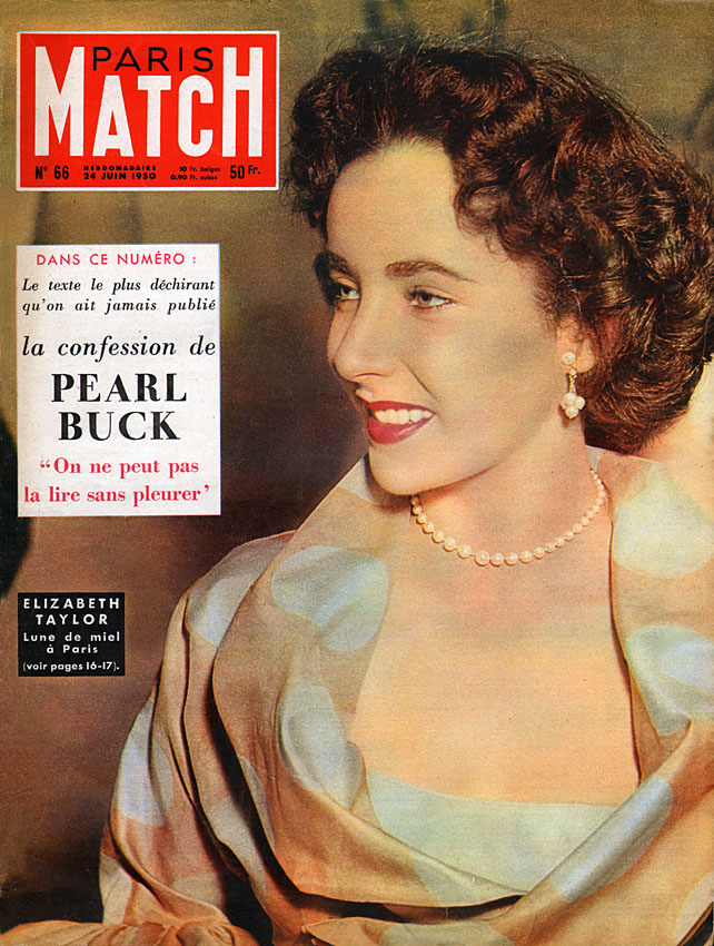 Couverture Paris match num�ro 66 de Juin 1950