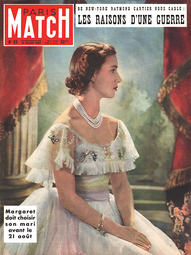 Couverture Paris match num�ro 69 de Juillet 1950
