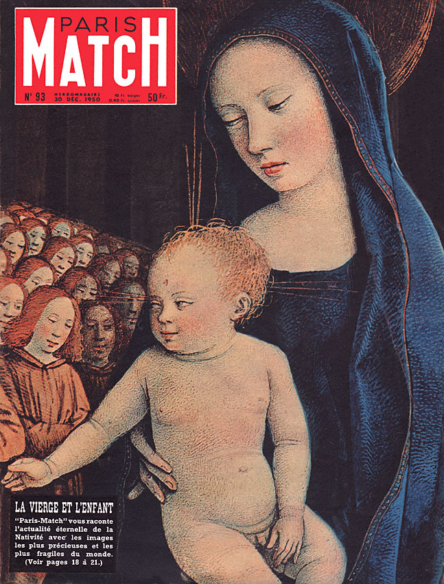 Couverture Paris match num�ro 93 de D�cembre 1950