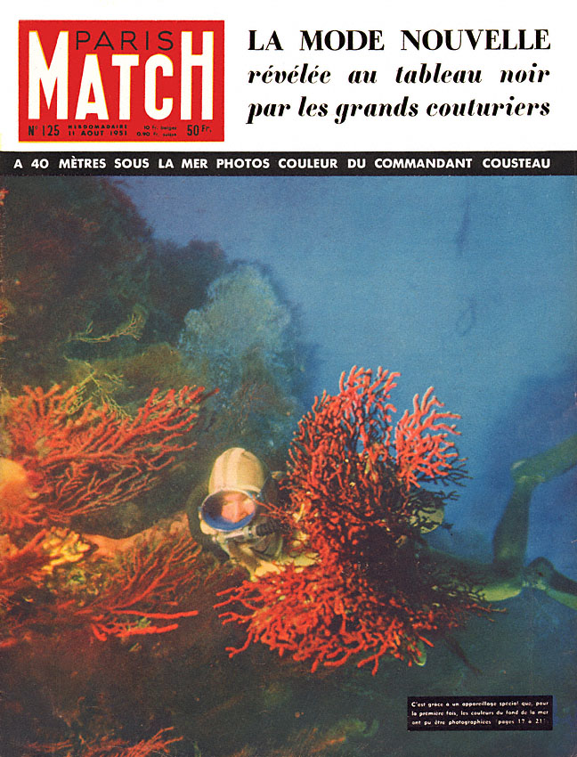 Couverture Paris match num�ro 125 de Ao�t 1951