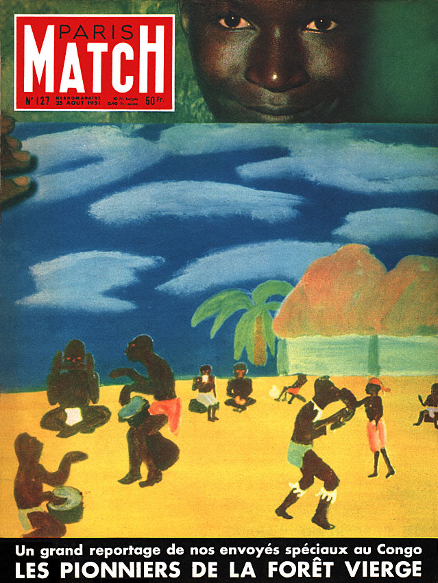 Couverture Paris match num�ro 127 de Ao�t 1951
