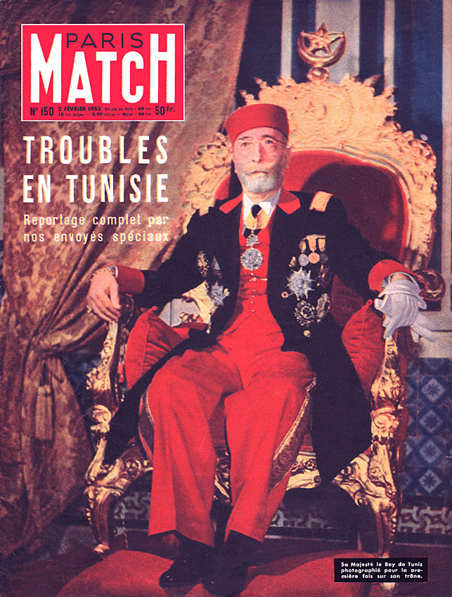 Couverture Paris match num�ro 150 de F�vrier 1952