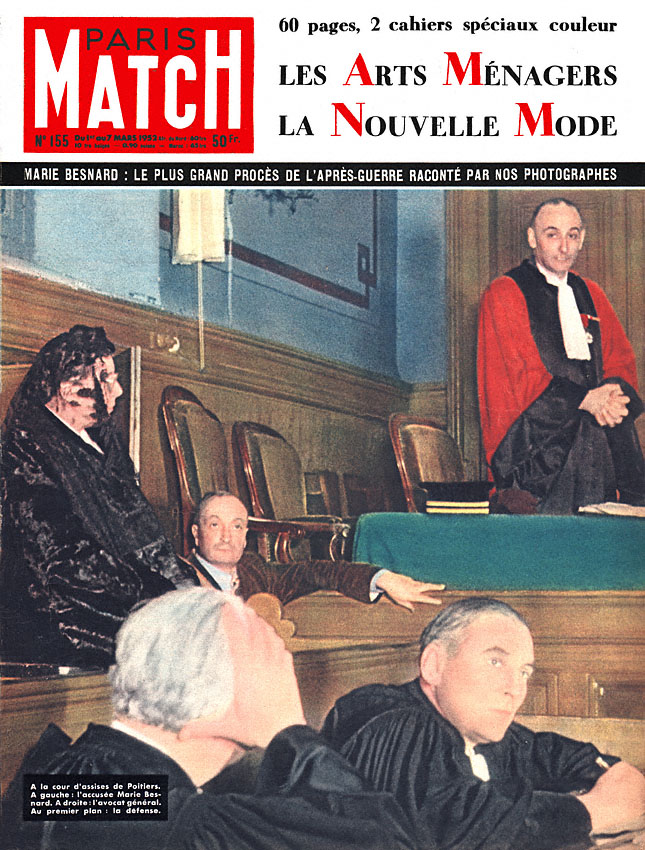Couverture Paris match num�ro 155 de Mars 1952
