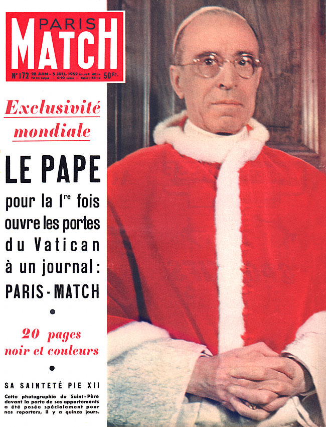 Couverture Paris match num�ro 172 de Juin 1952