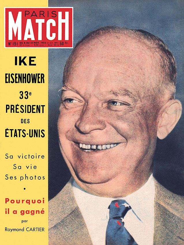 Couverture Paris match num�ro 191 de Novembre 1952