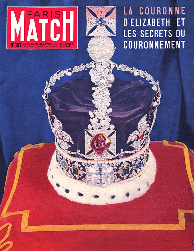 Couverture Paris match num�ro 197 de D�cembre 1952