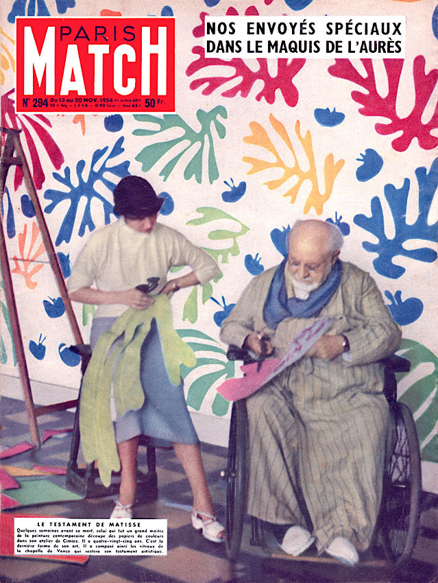 Couverture Paris match num�ro 294 de Novembre 1954