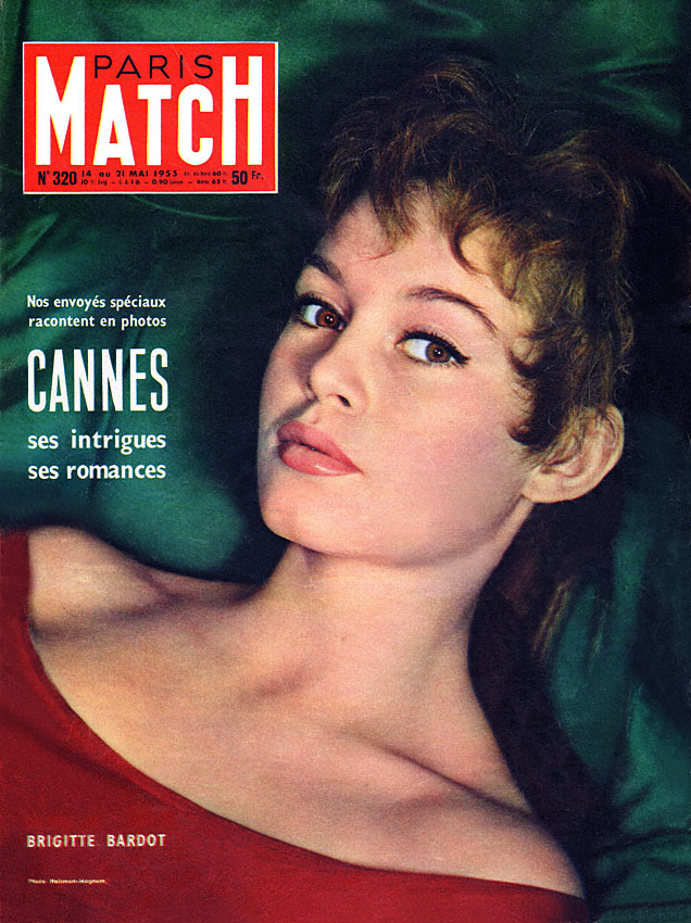 Couverture Paris match num�ro 320 de Mai 1955