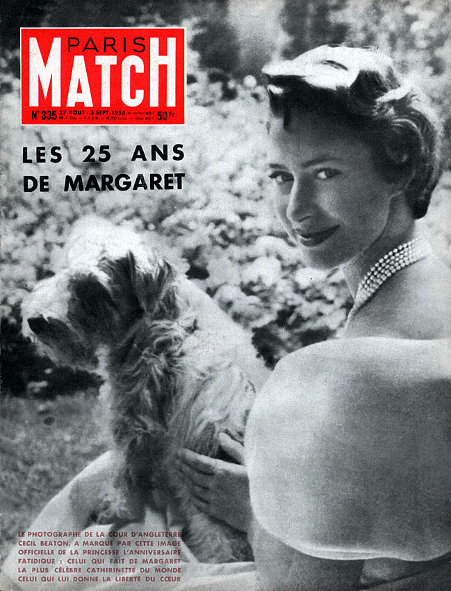 Couverture Paris match num�ro 335 de Ao�t 1955