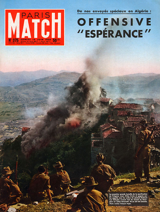 Couverture Paris match num�ro 375 de Juin 1956