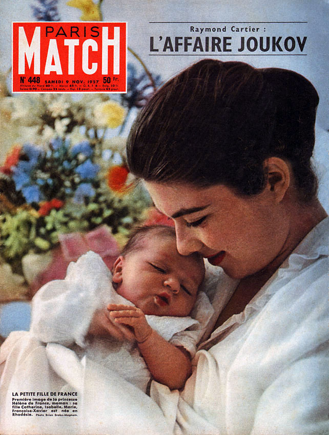 Couverture Paris match num�ro 448 de Novembre 1957