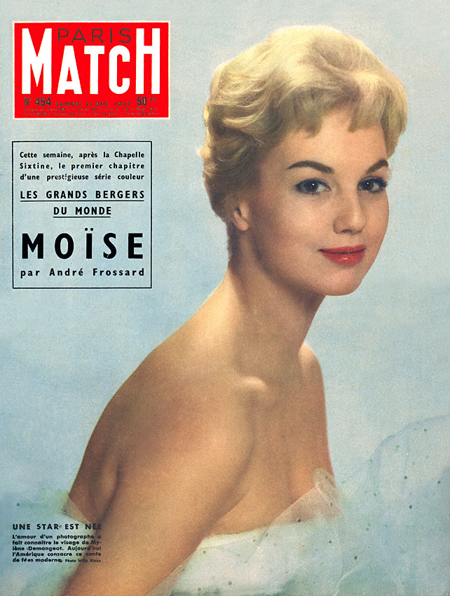 Couverture Paris match num�ro 454 de D�cembre 1957