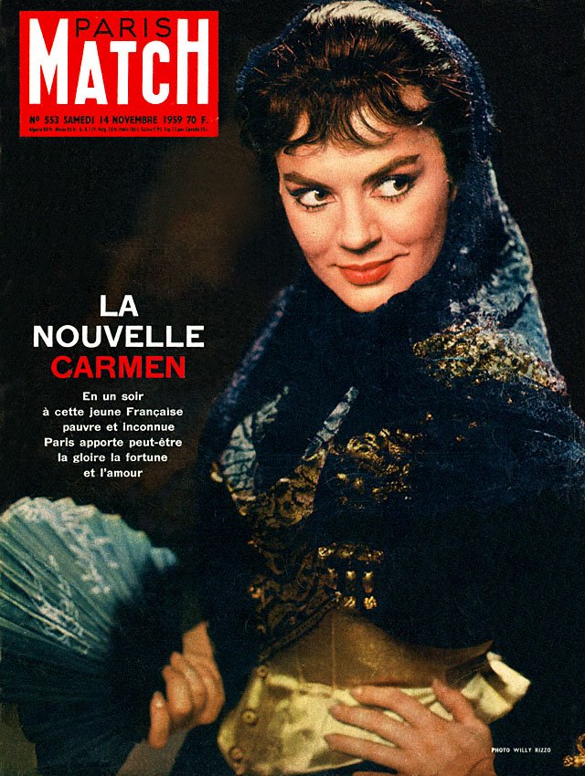 Couverture Paris match numéro 553 de Novembre 1959