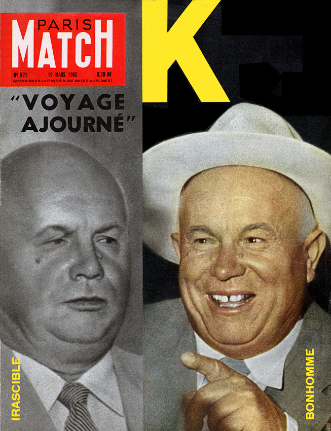 Couverture Paris match num�ro 571 de Mars 1960