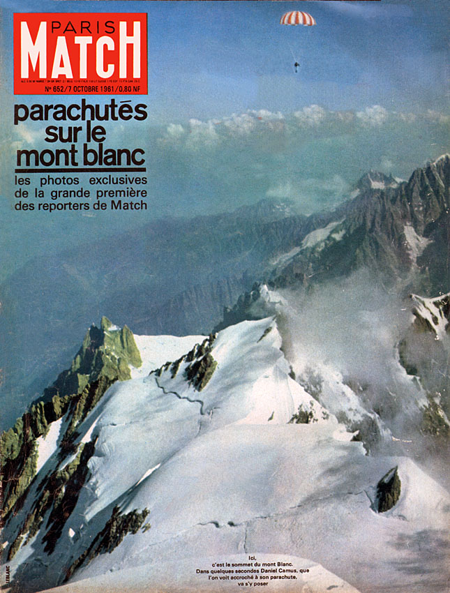 Couverture Paris match num�ro 652 de Octobre 1961