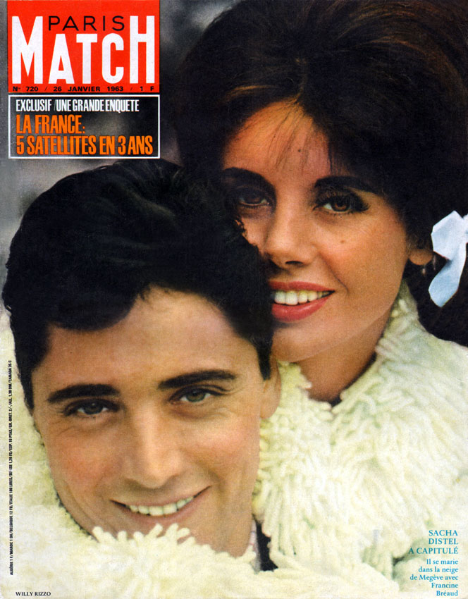Couverture Paris match num�ro 720 de Janvier 1963