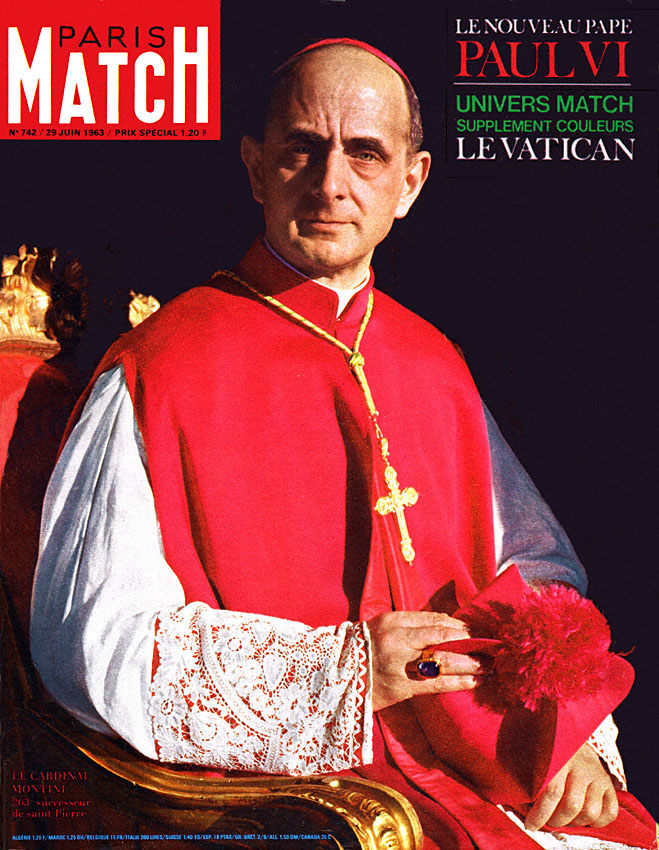 Couverture Paris match numéro 742 de Juin 1963