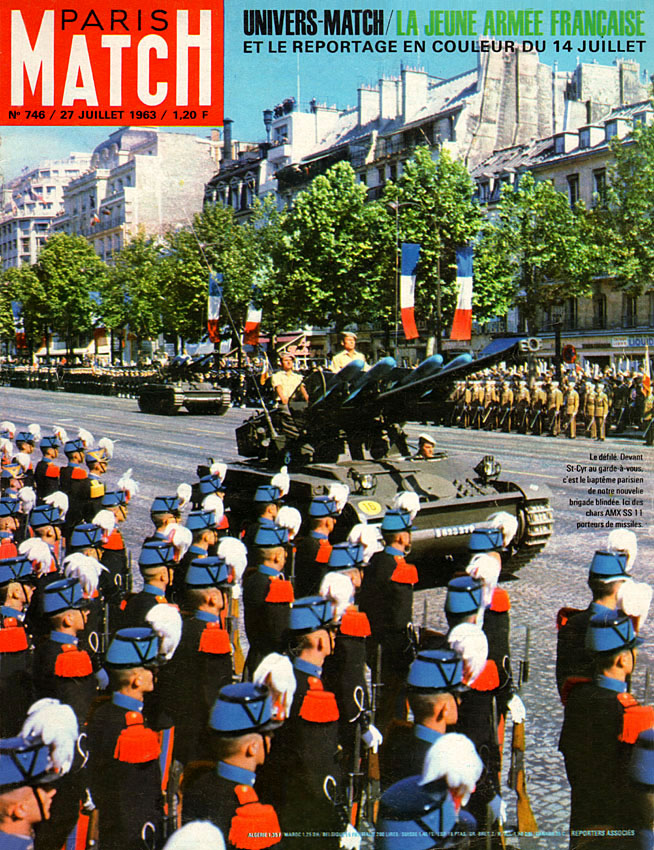 Couverture Paris match num�ro 746 de Juillet 1963