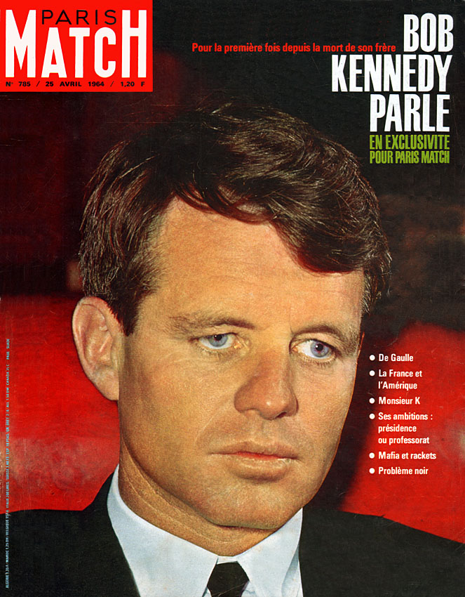 Couverture Paris match num�ro 785 de Avril 1964