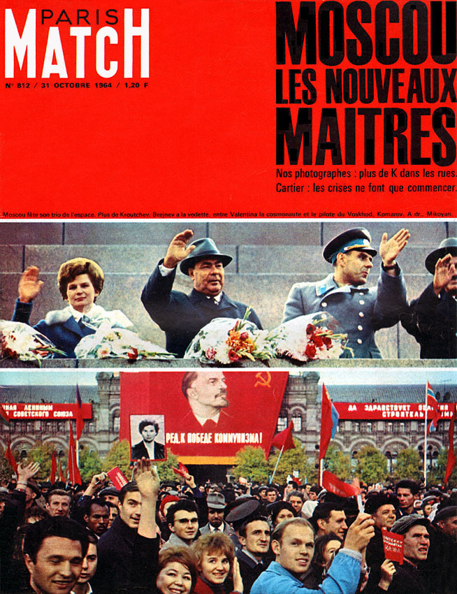 Couverture Paris match num�ro 812 de Octobre 1964