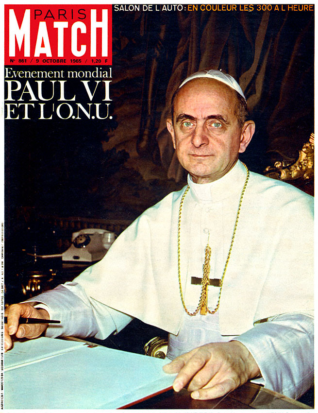 Couverture Paris match num�ro 861 de Octobre 1965