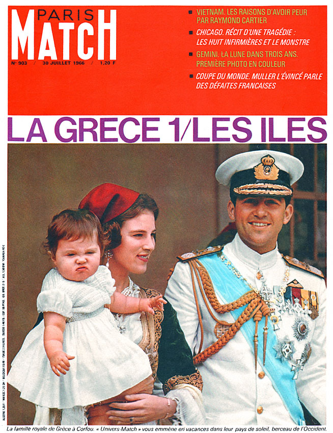 Couverture Paris match numéro 903 de Juillet 1966