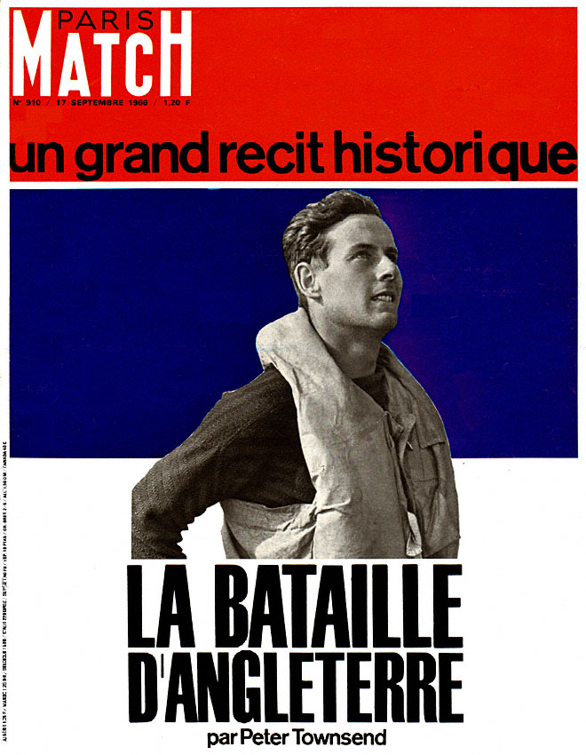 Couverture Paris match num�ro 910 de Septembre 1966