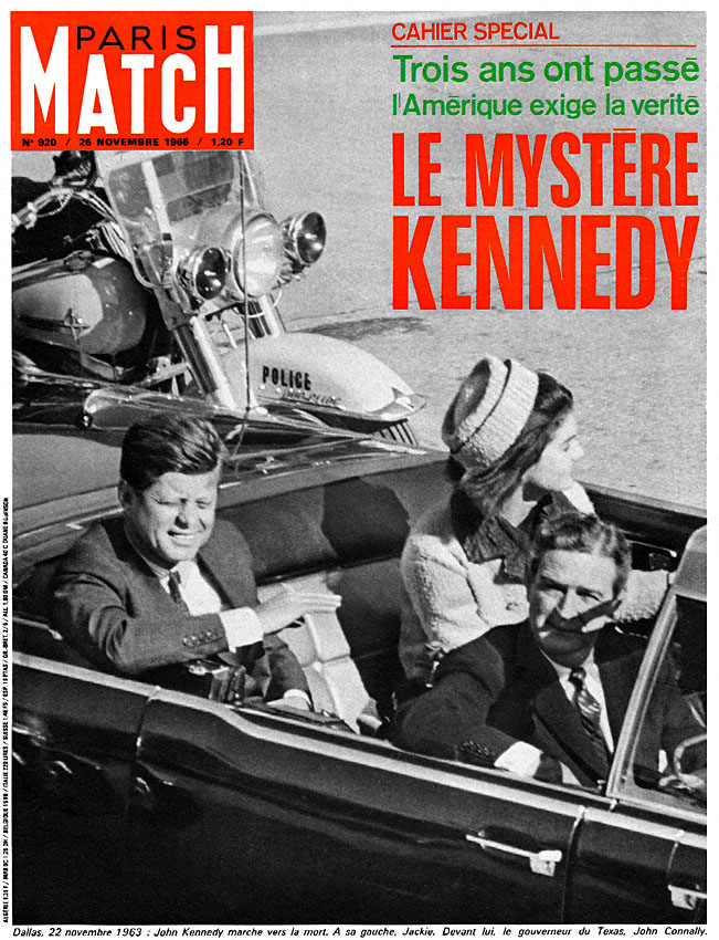 Couverture Paris match numéro 920 de Novembre 1966