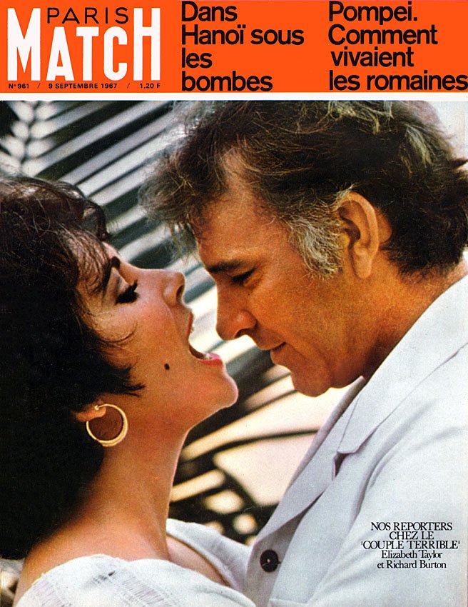 Couverture Paris match num�ro 961 de Septembre 1967