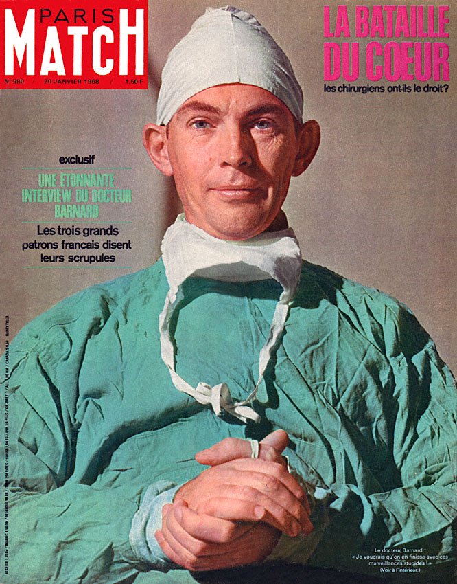 Couverture Paris match num�ro 980 de Janvier 1968