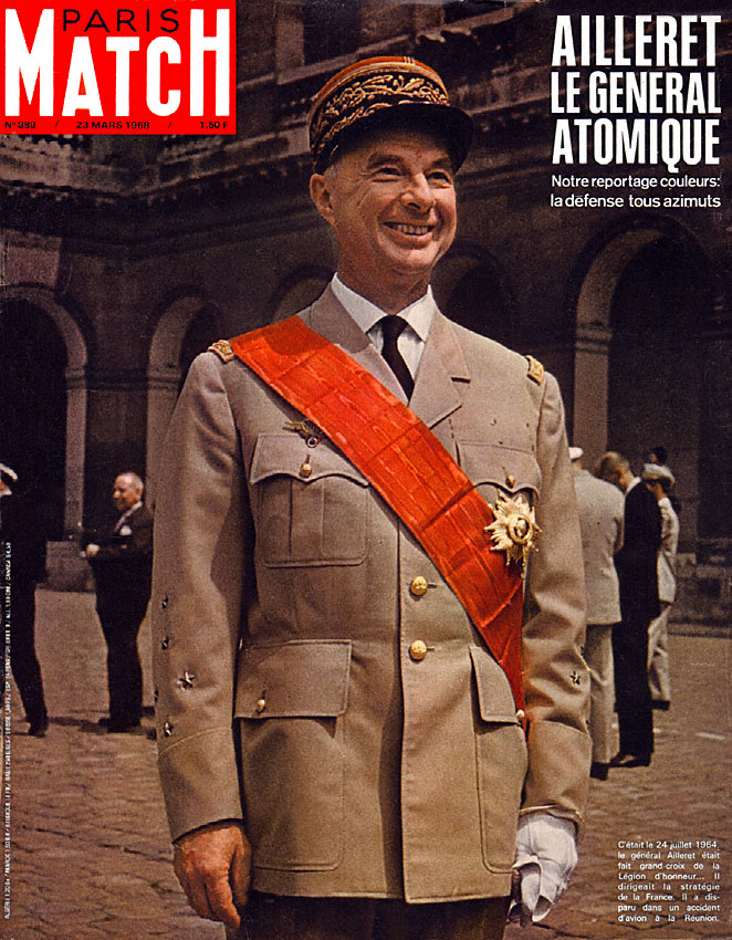 Couverture Paris match numéro 989 de Mars 1968