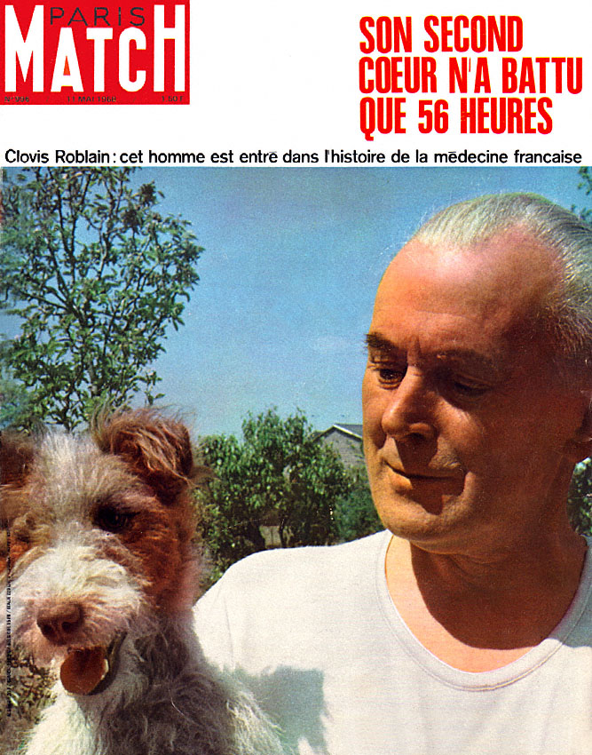 Couverture Paris match num�ro 996 de Mai 1968