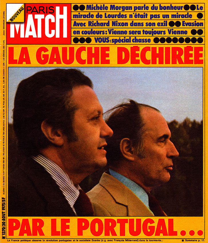 Couverture Paris match num�ro 1370 de Ao�t 1975