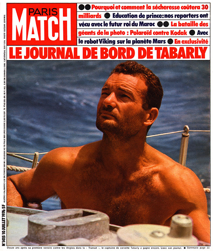 Couverture Paris match num�ro 1415 de Juillet 1976