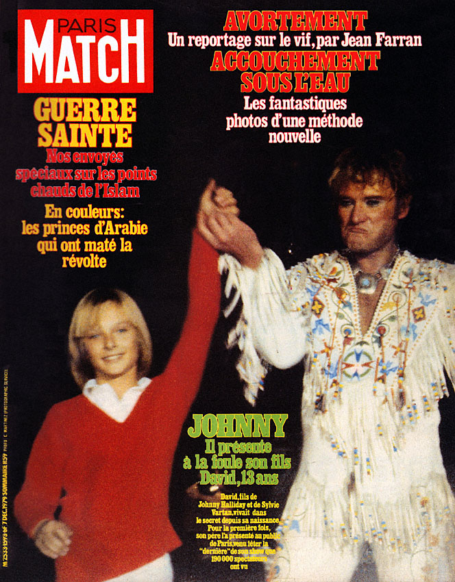 Couverture Paris match numéro 1593 de Décembre 1979
