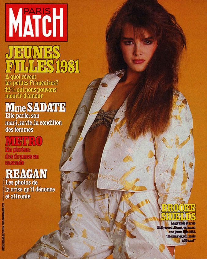 Couverture Paris match num�ro 1656 de F�vrier 1981