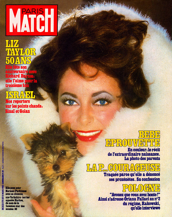 Couverture Paris match num�ro 1711 de Mars 1982