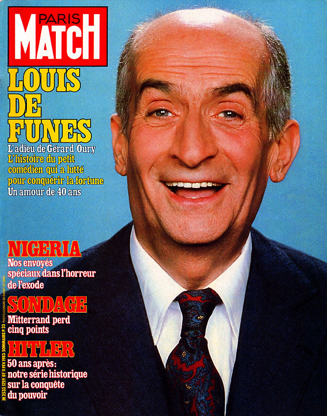 Couverture Paris match numéro 1759 de Février 1983
