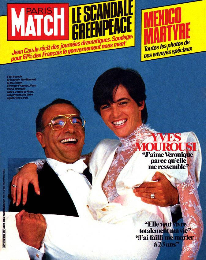 Couverture Paris match num�ro 1897 de Octobre 1985