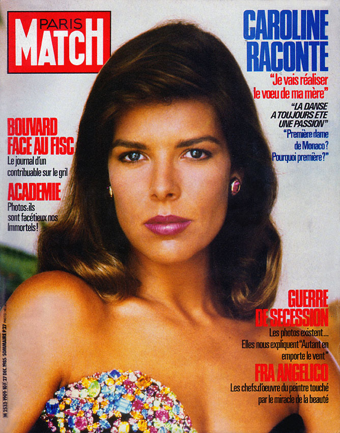 Couverture Paris match num�ro 1909 de D�cembre 1985