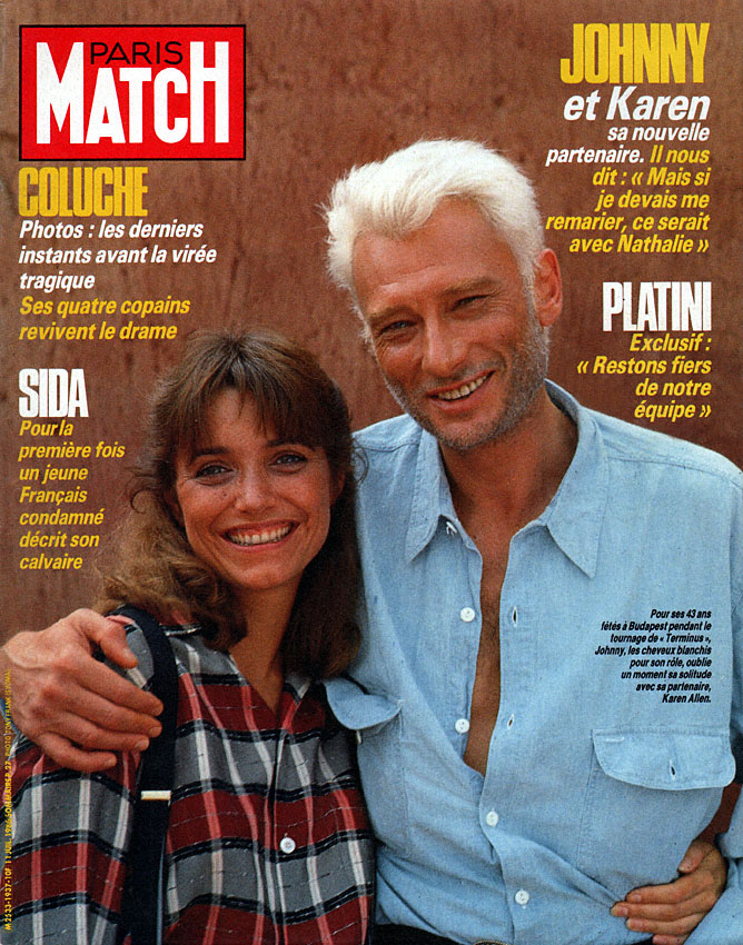 Couverture Paris match numéro 1937 de Juillet 1986