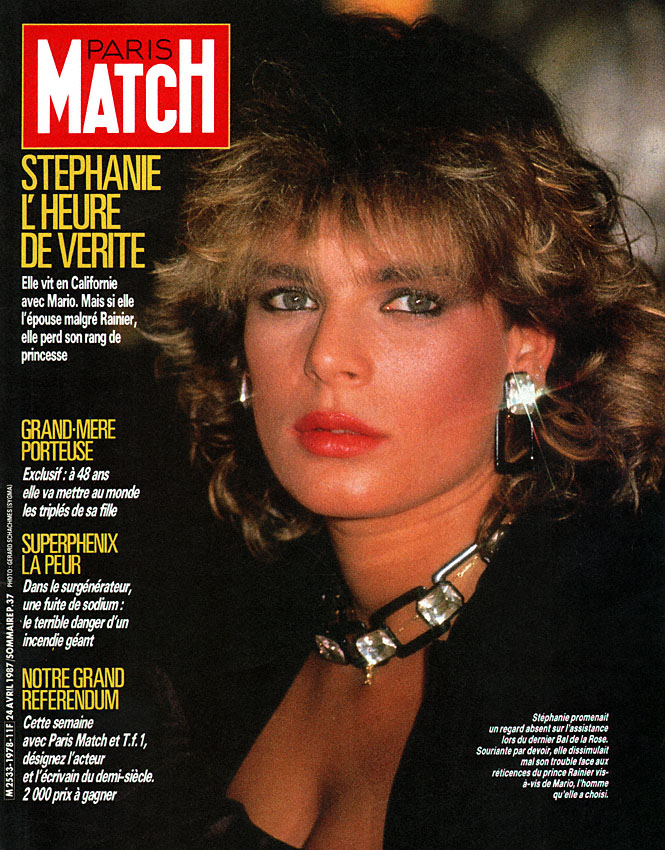 Couverture Paris match numéro 1978 de Avril 1987