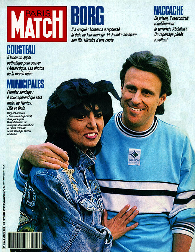 Couverture Paris match num�ro 2074 de F�vrier 1989